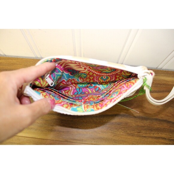 Vera Bradley Striped Wristlet - Natural Stripe New‎ - Picture 7 of 7